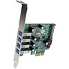 Startech.Com 4 Port USB 3.0 PCI Express Card with UASP Support PEXUSB3S4V